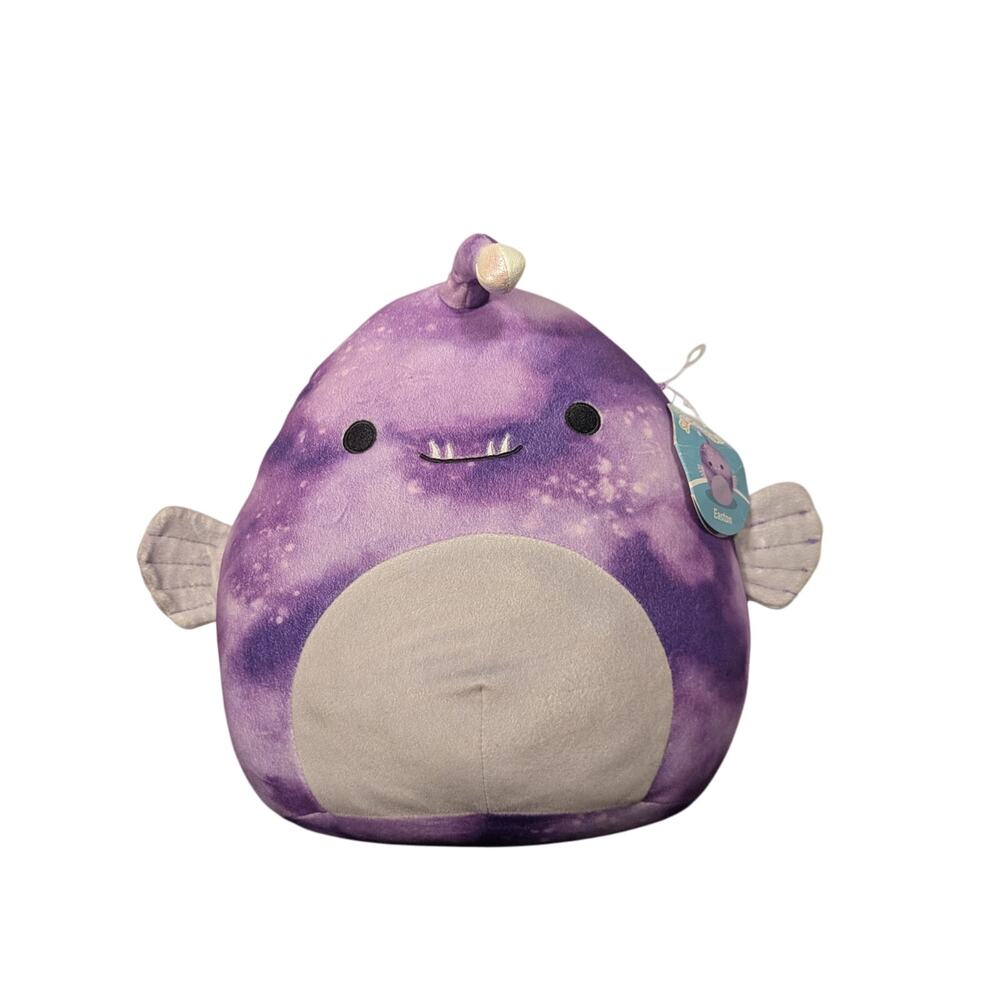 NWT - Easton S11 - Lantern Anglerfish - Soft Purple Sea Splash -Squishmallow